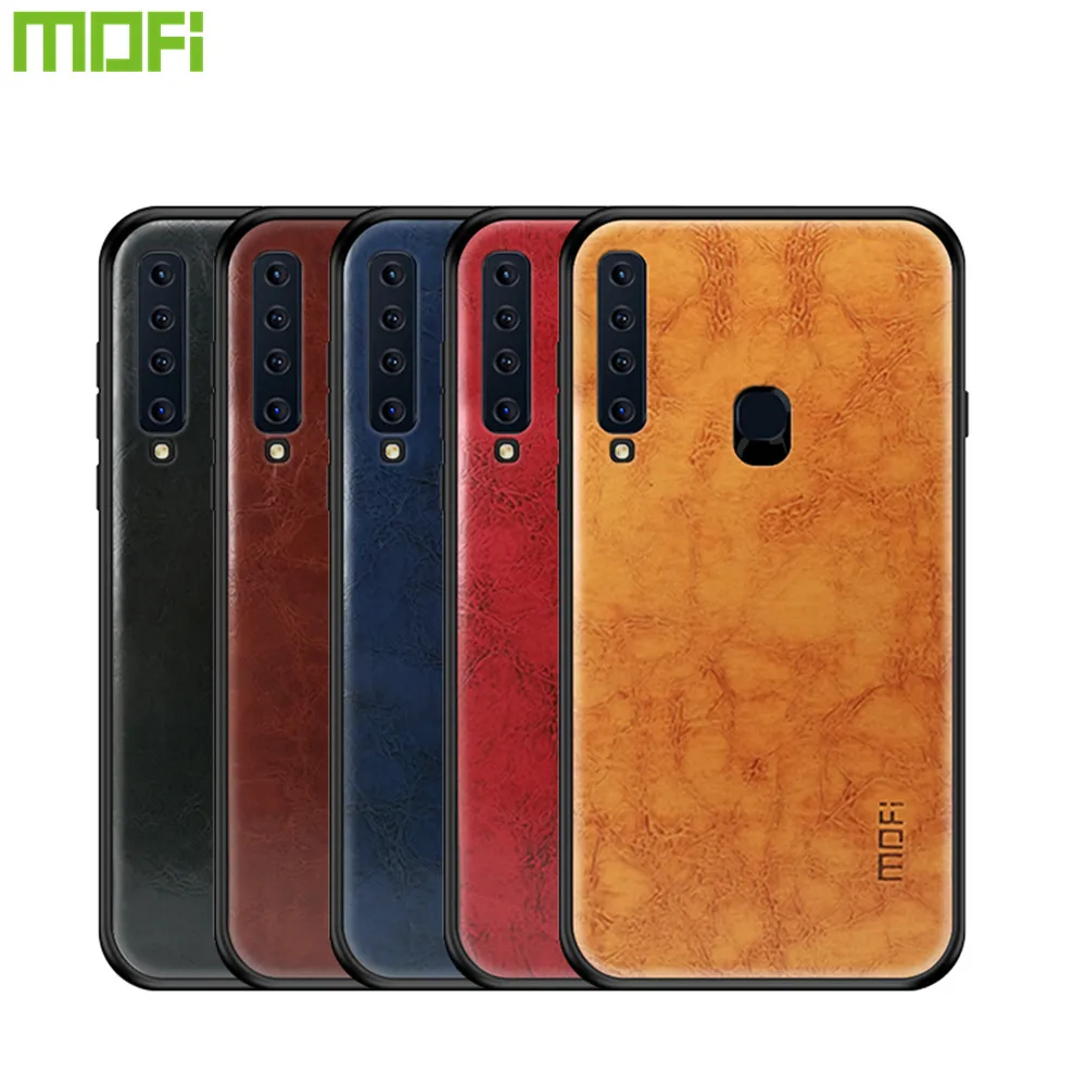 

MOFi PU Leather + TPU + PC Case for Samsung Galaxy A9 2018 A920 Cover Phone Cases Full Protection Back Cover for A9 2018 Case