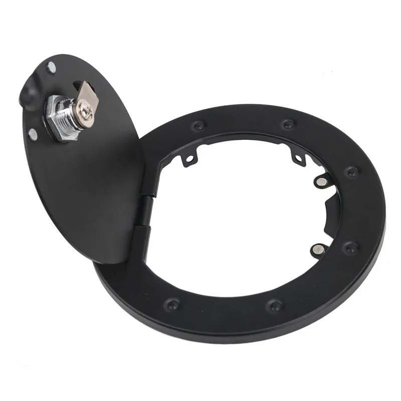 For 2007 - 2017 Jeep Wrangler JK Fuel Tank Cap Oil Catch Tank Cover With Key Lock Anti Thieft Aluminum Alloy Fuel Filler Door Cover KOLEROADER (18)