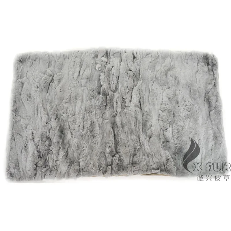 CX D 66A 150x130 см одеяло ручной работы из натурального меха кролика рекс|throw blanket|fur throw