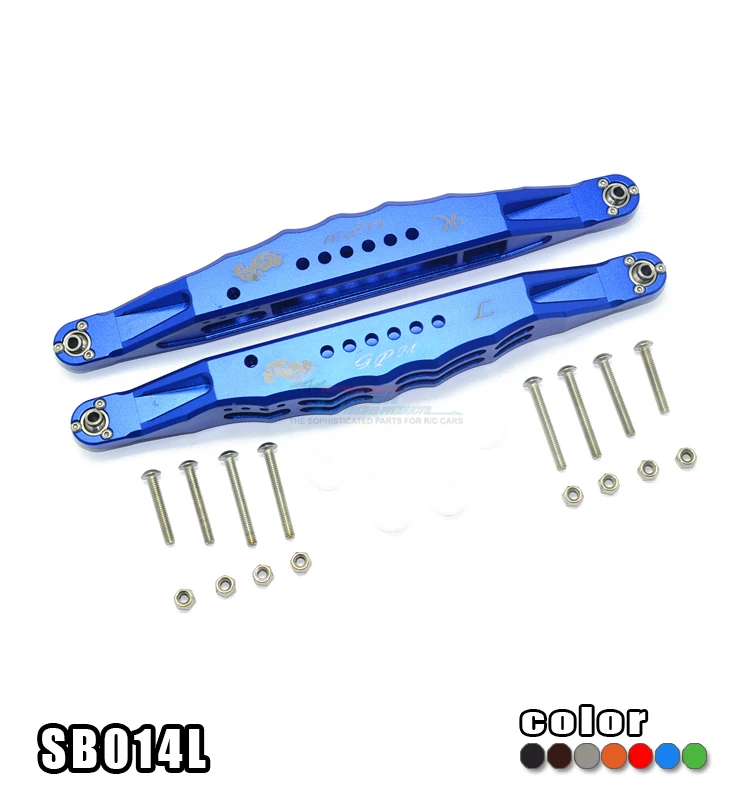 

ALLOY REAR LOWER TRAILING ARMS - SET SB014L FOR 1/6 SCALE LOSI SUPER BAJA REY 4WD ELECTRIC BRUSHLESS DESERT TRUCK RTR 9320977