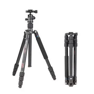 

DHL GOPRO BENRO A1682TB1 travel Angel tripod detachable reflexed monopod Aluminum tripod Alpenstock 3 in 1 wholesale