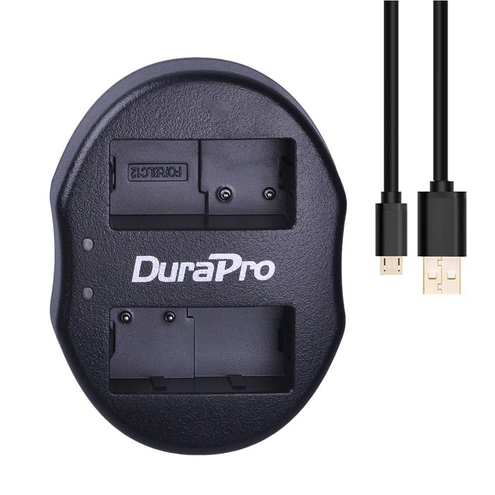 DuraPro Dual USB Charger for DMW BLC12 DMWBLC12 BLC12 BLC12PP Battery