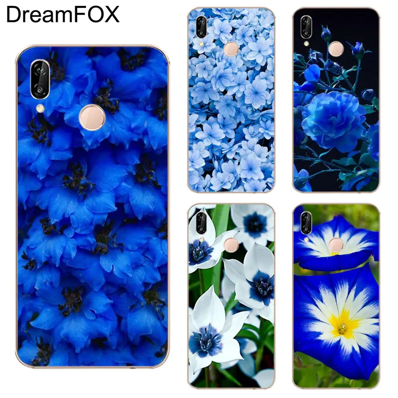 DREAMFOX K050 cobalto azul Мягкие TPU силиконовый чехол для huawei Honor 6A 6C 7X9 10 P20 Lite pro P Smart |