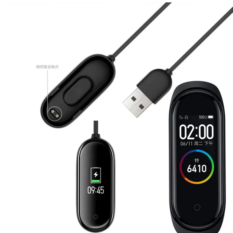 

USB Chargers For Xiaomi Mi Band 4 Charger Smart Band Wristband Bracelet Charging Cable For Xiaomi MiBand 4 Charger Line