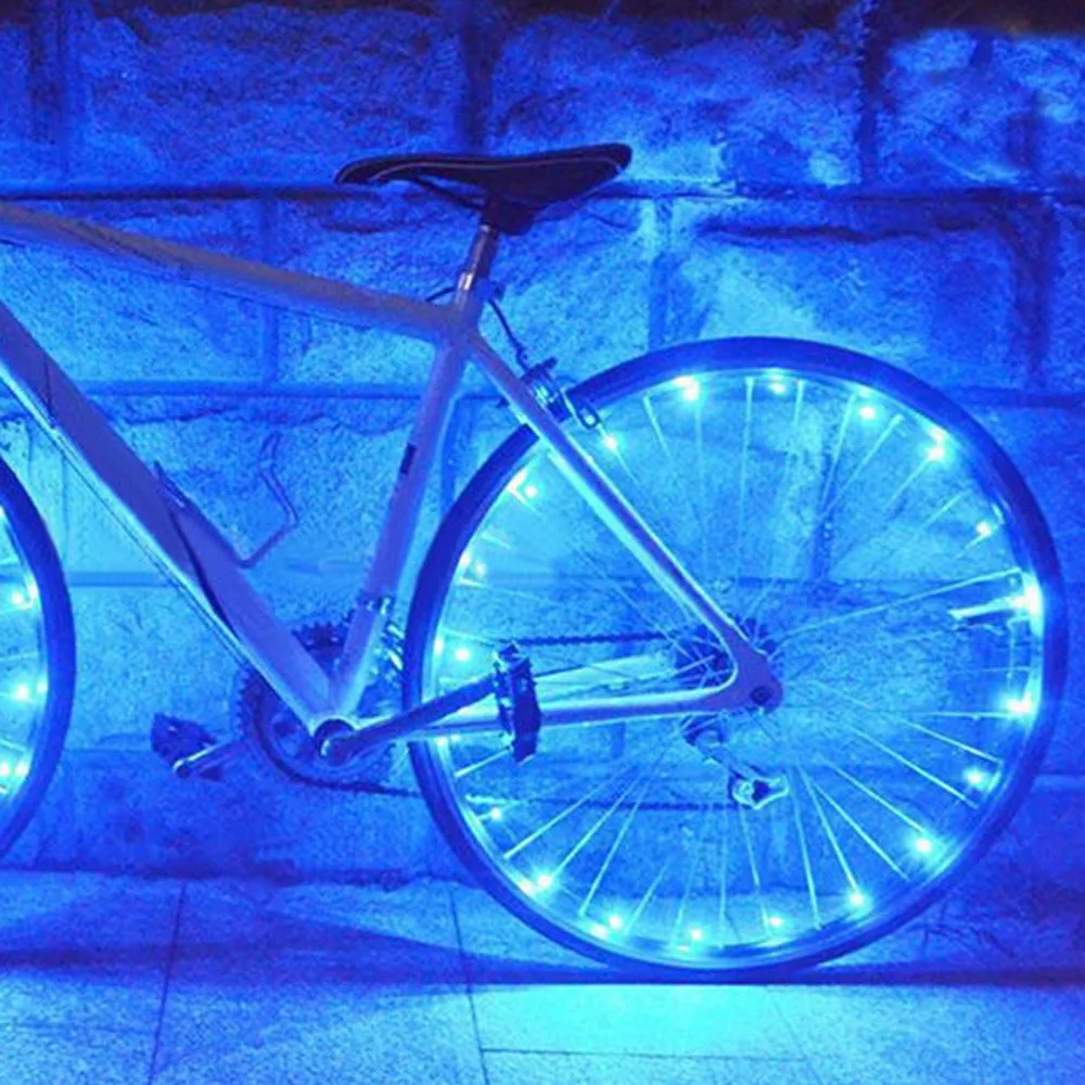 Best bicycle light usb rechargeable tail light led in 20 LED Bike Bicycle Cycling Rim Lights LED Wheel Spoke Light String Strip Lamp 3
