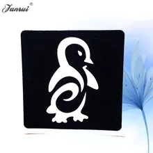 Пингвин шаблон полые боди арт Живопись Водонепроницаемый поддельные полые татуировки Трафарет Шаблон для хны конусов DIY использование AG194