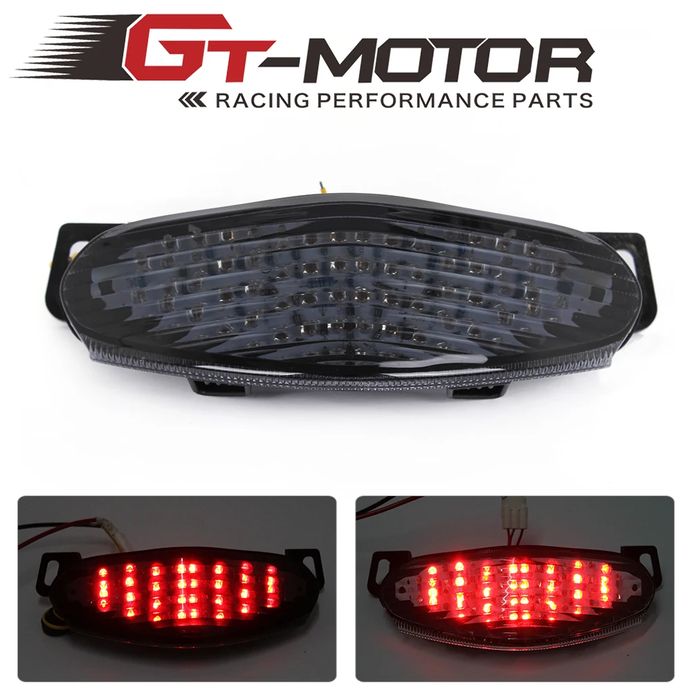 

GT Motor -Motorcycle LED Tail Light with Turn Signals Integrated for kawasaki ER6N 09-11 ER-6F 650R