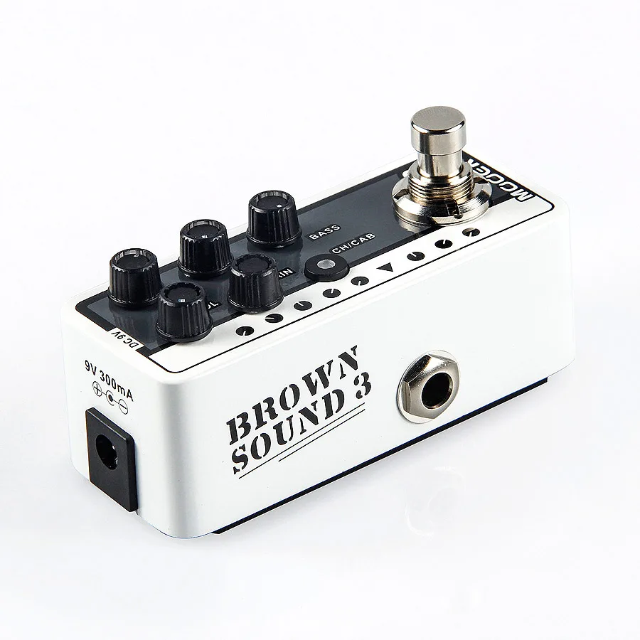 MOOER 005 коричневый звук 3 цифровой преампер электрогитара педаль высокое качество