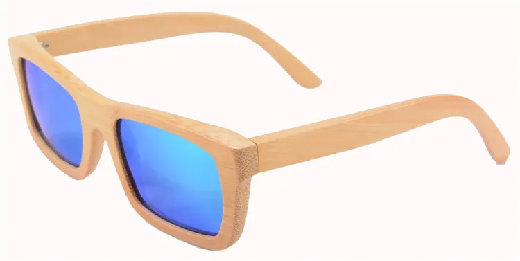 Ретро природа бамбуковые солнцезащитные очки с оригинальным бамбуком Деревянный чехол чисто ручной работы для мужчин и женщин Oculos de sol Z6033 - Цвет линз: green