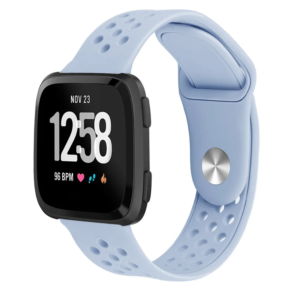 Часы полосы для Fitbit Versa полосы силикона замена спортивный ремешок с металлической пряжкой Для Fitbit Versa полосы для Для женщин