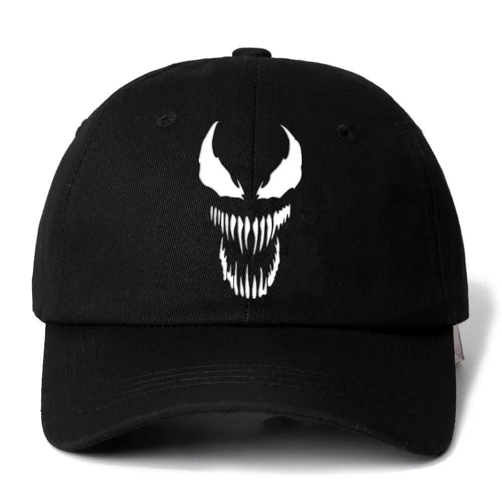 Прямая поставка Eminem Venom Snapback Кепка хлопковая бейсболка для мужчин и женщин Регулируемая Хип-хоп шляпа папы костяная Кепка Garros Casquette