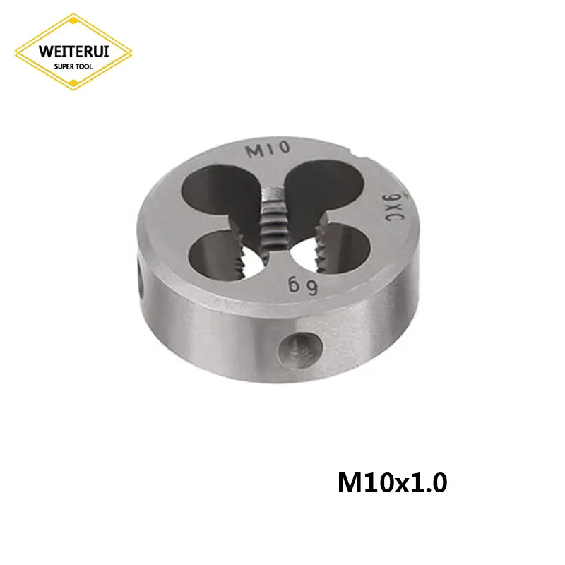 

1Pc M10x1.0 Machine Wire High-strength Die Alloy Steel Straight Threading Tool for Stainless Steel Lathe Molding Machine