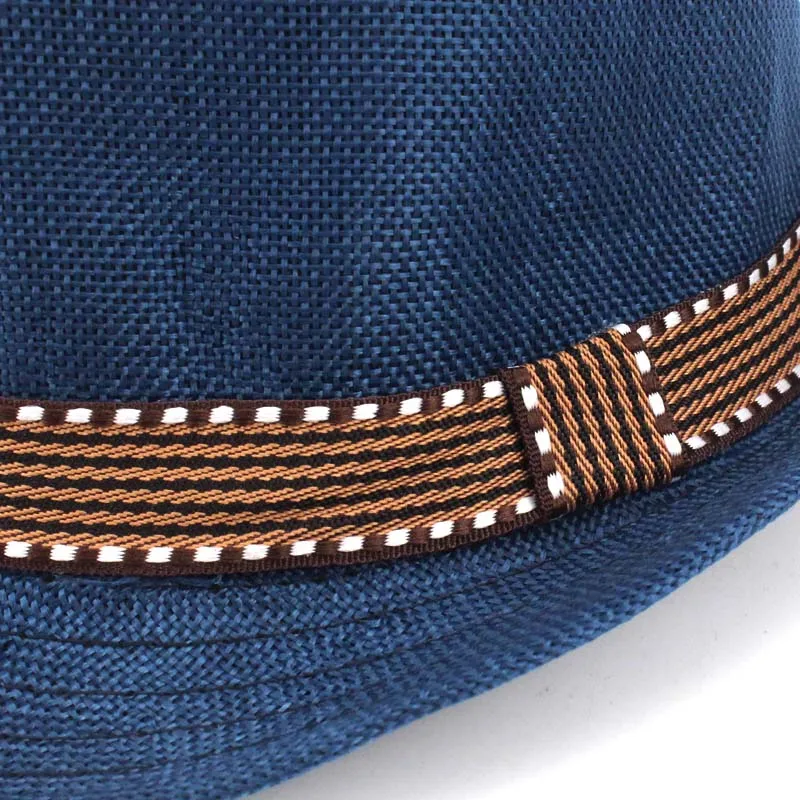 Children Jazz Cap Sun Cap Summer Hat For Girls Boys Panama Hat Photography Props 2-6 Years old 52CM