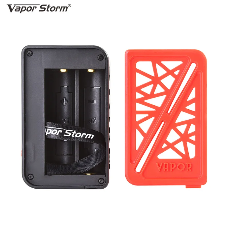 Vapor Storm Subverter 200w Box Mod VW TC Mod Hollow Carved Design Electronic Cigarette Fit Dual 18650 Battery RDA RTA RDTA Vape 03