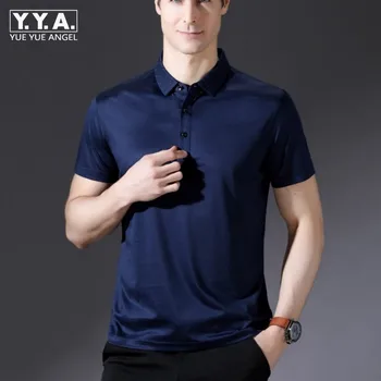 

Mens Turn-down Collar Short Sleeve Shirt Solid Color Fashion 2020 Office Formal Shirts Summer Loose Button Casual Shirt Male