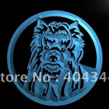 LB696-Йоркширский терьер светодиод для домашних собак неоновый свет знак