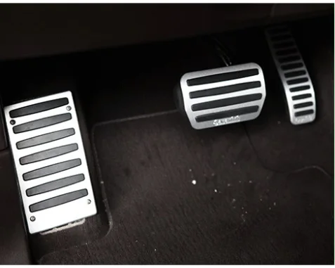 

No drilling Fuel Brake AT Pedal Pad Cover For LHD Cayenne Audi Q7 VW Touareg