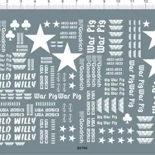 Супер деталь до 1/10TH дикий Вилли изготовленный на заказ маркировки радиоуправляемая модель комплект водная горка наклейка