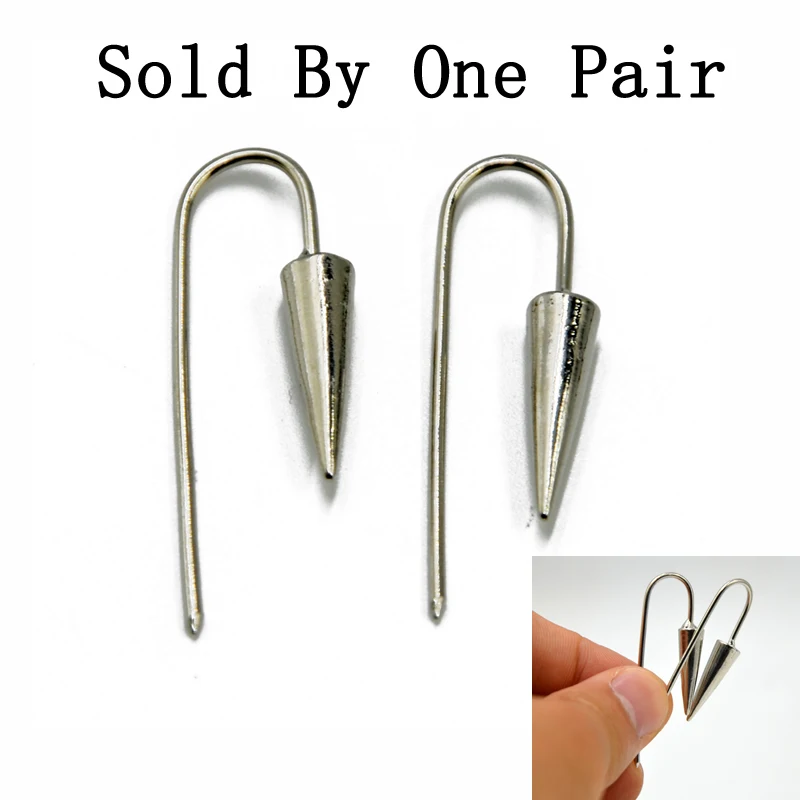 1 пара латунные серьги гвоздики в виде пирамиды|piercing jewelry|ear hangerjewelry piercing |