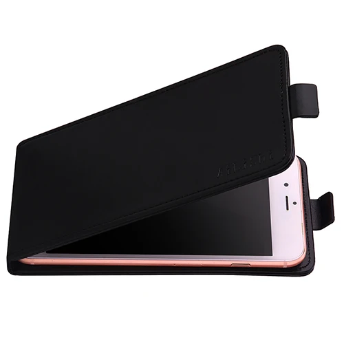AiLiShi для Highscreen power Five Pro Чехол вверх и вниз Вертикальный флип для телефона кожаные корпуса для телефона, аксессуары 4 цвета+ отслеживание - Цвет: Черный