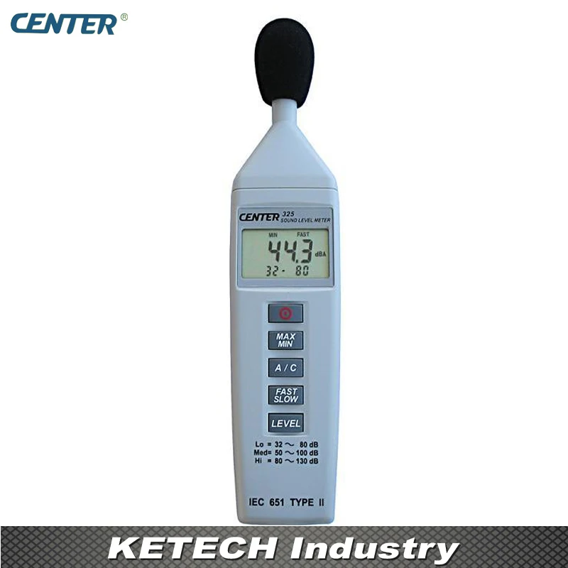 

CENTER325 Digital Noise Dose Meter Sound Level Meter (30-130dB)