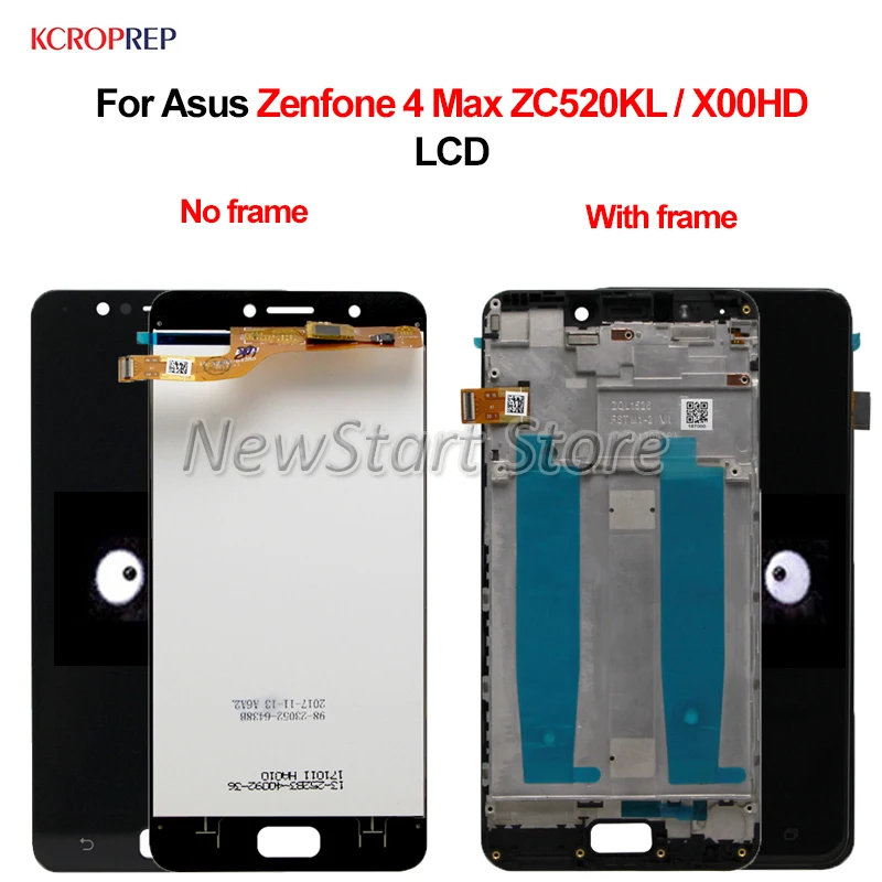 Для Asus Zenfone 4 Max ZC520KL ЖК-дисплей кодирующий преобразователь сенсорного экрана в