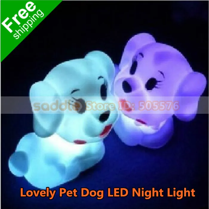 lovely pet dog LED night light (1)_
