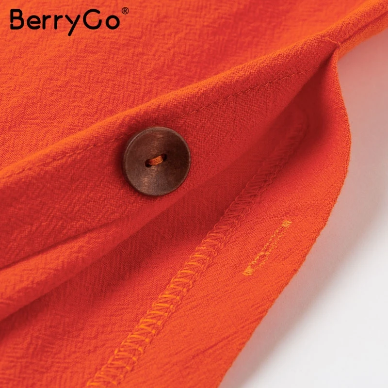 Женское платье миди BerryGo богемное на бретельках с v образным вырезом летнее