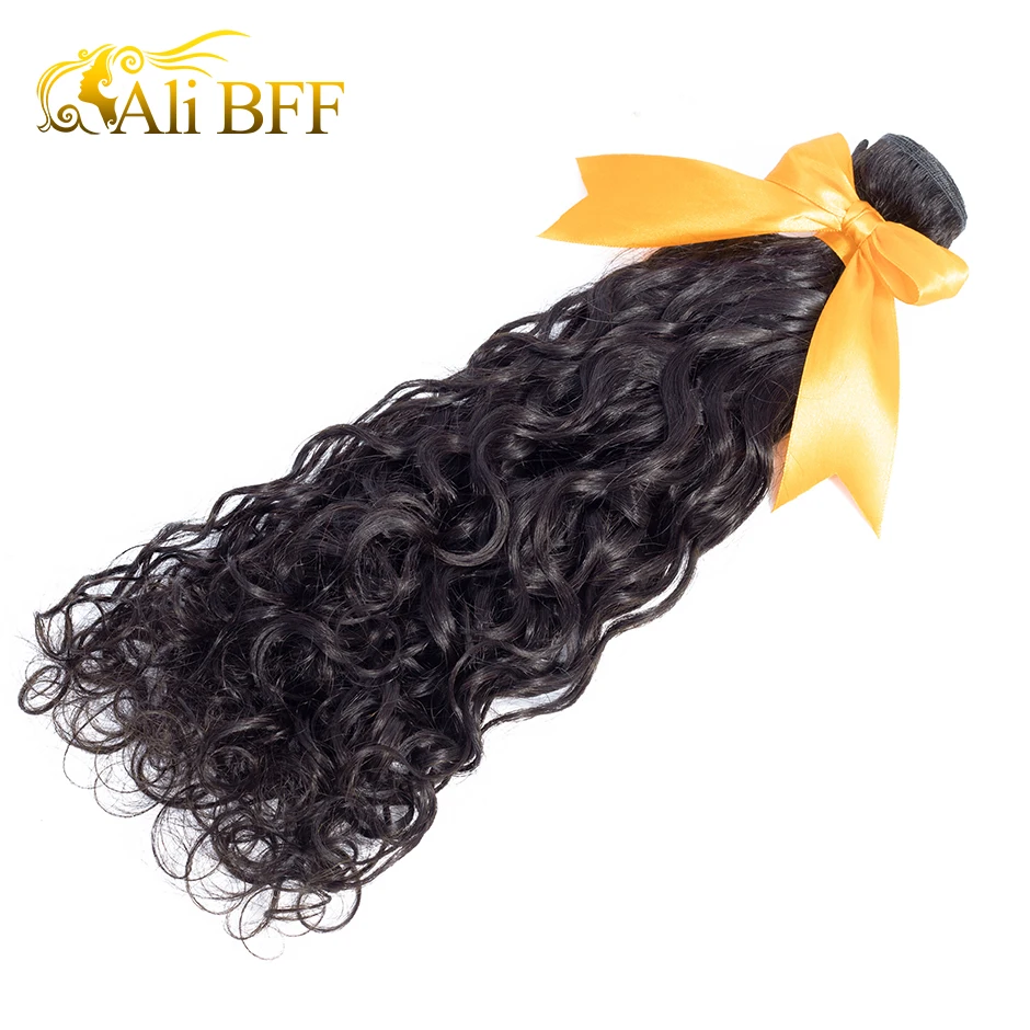 Али BFF бразильская холодная завивка пучки 8-26 Inch человеческих волос Связки Natural цветные волосы Реми Weave Расширения