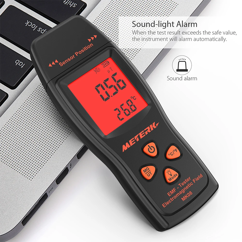

EMF Meter Handheld radiation dosimeter Mini Digital LCD EMF Detector Electromagnetic Field Radiation Tester Dosimeter Tester