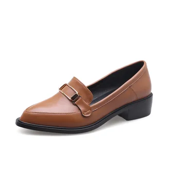 

18 years spring wind comfortable party of England with low with shallow mouth pointed single shoes size 43 yards 32-18630