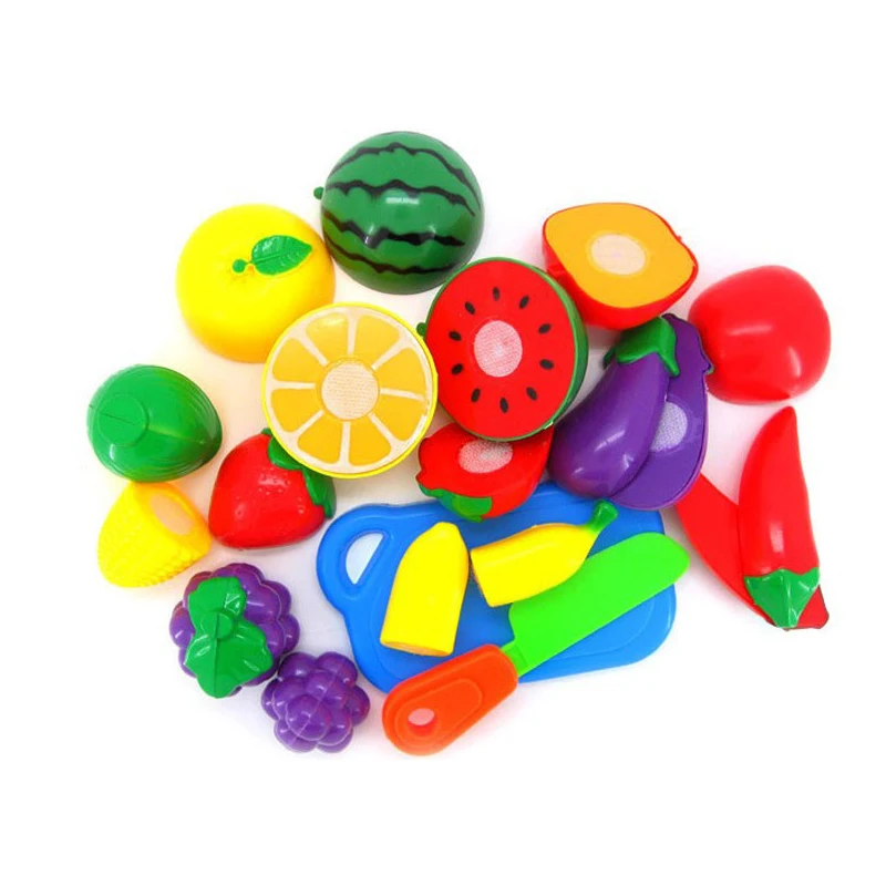 

1 Set Cutting Fruit Vegetable Pretend Play Children Kid Teaching Learning Educational Toy
