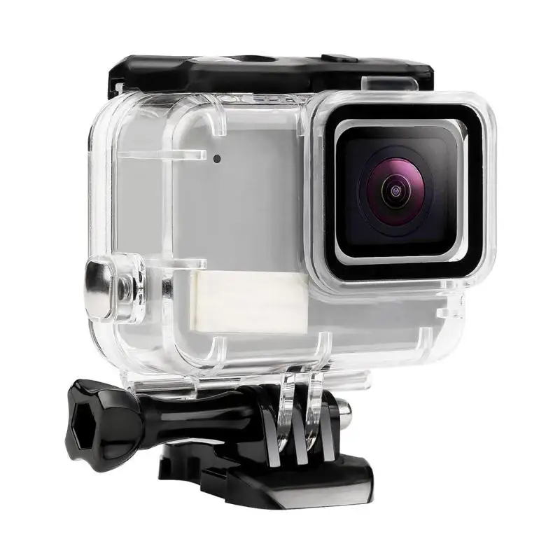 Go pro аксессуары водонепроницаемый корпус чехол для Gopro Hero 7 серебристо-белый Подводный защитный корпус