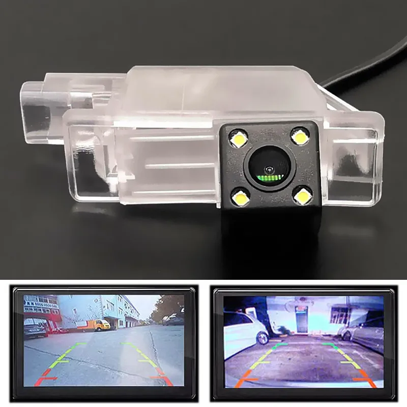 Parking Guide Line Intelligent Dynamic Trajectory Tracks HD Car Rear View Camera For Peugeot 1007 2008 208 301 307 308 406 407 408 508 607 806 807 - Название цвета: Parking Guide Line