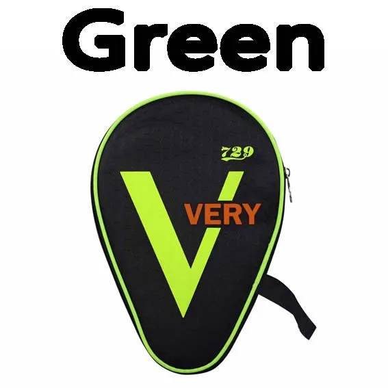 green Новинка 729 очень V ракетка для настольного тенниса Контейнер сумка форма тыквы чехол для настольного тенниса весло летучая мышь аксессуары для настольного тенниса 1 шт - Цвет: green