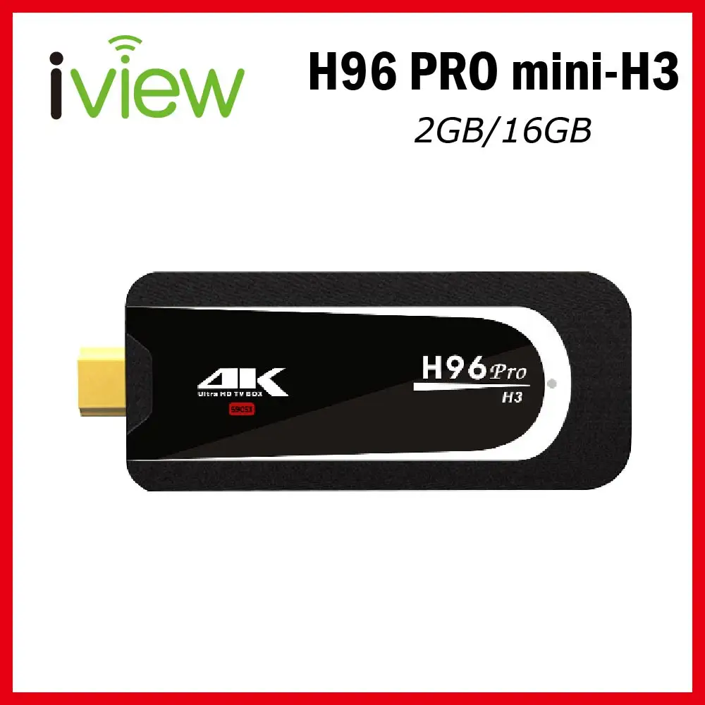 

H96 Pro mini H3 mini TV dongle Android 7.1 Amlogic S905X Quad Core 2GB RAM 16GB ROM 2.4G/5G WiFi BT 4.0 4K mini Android TV Stick