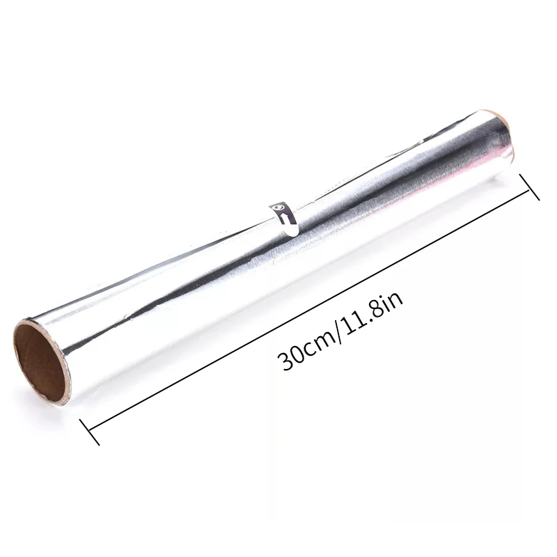 5m*30cm BBQ Grill Oven Baking Kitchen Aluminum Foil Paper Barbecue Oven Grill Paper Kitchen Gadgets Baking Tool BBQ Accessories