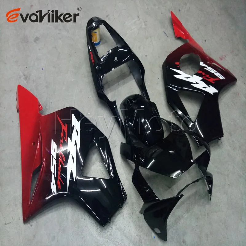 Капот мотоцикла на заказ для CBR954RR 2002-2003 ABS Пластиковый обтекатель мотоцикла+ 5 подарков+ окрашенный Синий Пламя - Цвет: E