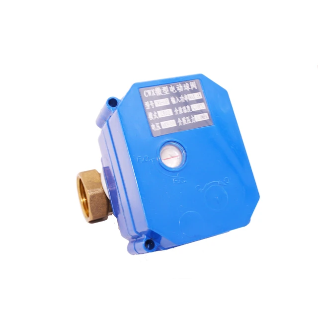Китайский профессиональный производитель CWX-60P " ADC9-24V латунь двухсторонний моторизированный водный контрольный шаровой кран для сельского хозяйства