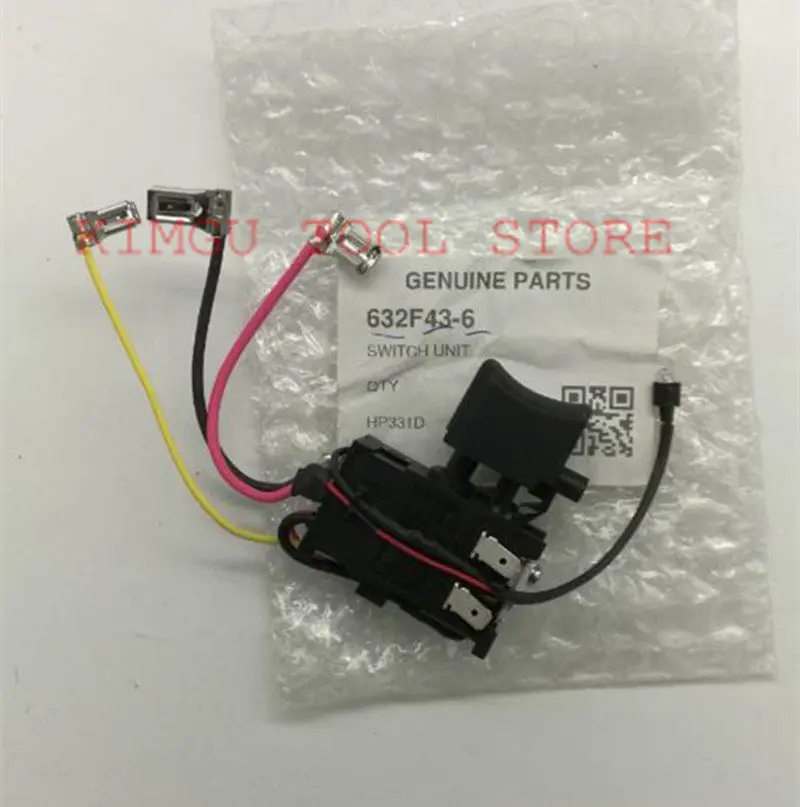 Натуральная переключатель для Makita 632F43-6 632F436 DF331D HP331D DF031D TD110D DF331 632J77-3 DF333