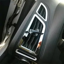 6 шт. аксессуары для отделки из нержавеющей стали, выходное декоративное кольцо, внутренняя рама для Ford Focus 3 4 MK3 MK4 2012-, автомобильный Стайлинг