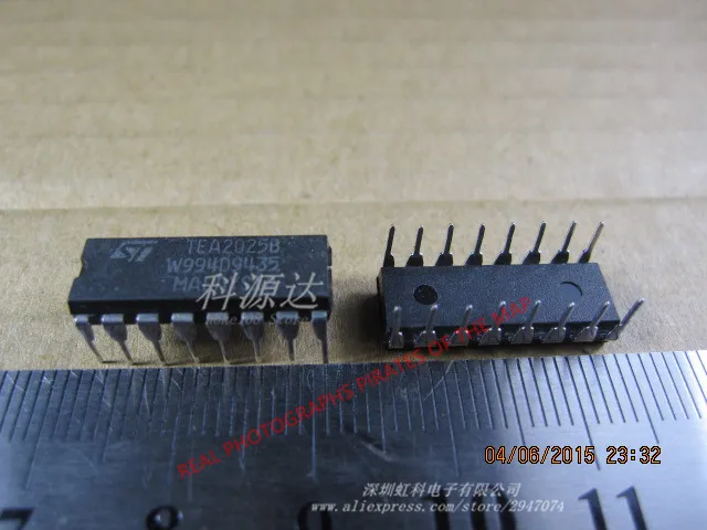 

10pcs/lot TEA2025 TEA2025B dual-channel audio amplifier circuit new original