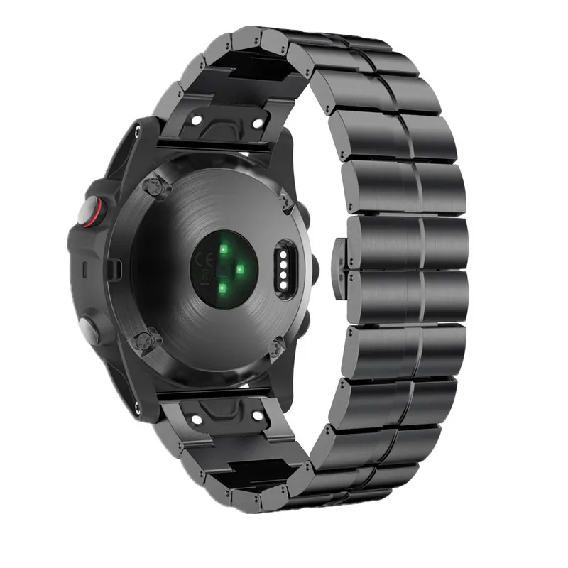 

ASHEI Metal What Strap For Garmin Fenix 5x Band 26mm Easy Fit Stainless Steel Bracelet Bands For Garmin Fenix 3/Fenix 3HR Straps