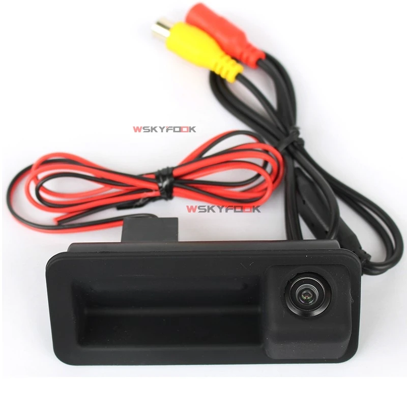 Color HD Car Trunk Handle Reverse Rear font b Camera b font for Ford focus hatchback