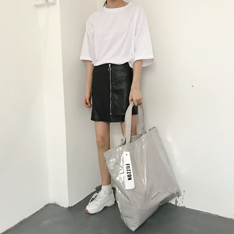 cdg transparent tote