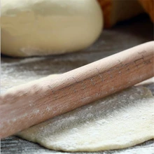 Портативный кондитерский ролик антипригарный Натуральный Деревянный Скалка со шкалой помадка торт украшение тесто ролик кухонные инструменты для выпечки