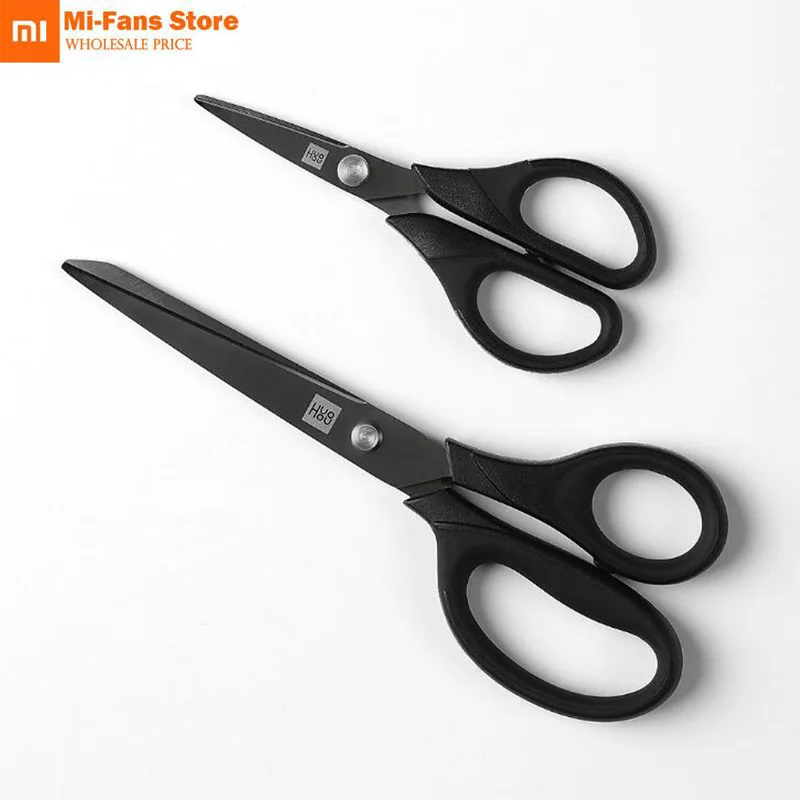 

Xiaomi huohou Titanium-plated Scissors Black Sharp Sets Sewing Thread Antirust Pruning Scissor Leaves Trimmer Non-slip Tool D5