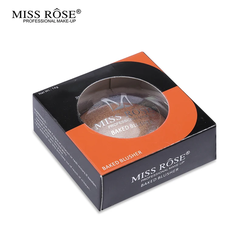 MISS ROSE beauty, Румяна для лица, запеченные для щек, цветные бронзаторы, румяна, палитра цветов, ete, гладкие косметические тени, макияж, длительное покрытие