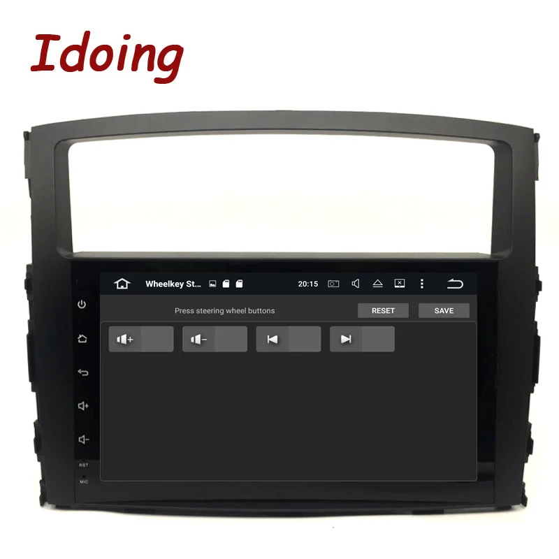 Discount Idoing 2G Android6.0 2Din Steering-Wheel For MITSUBISHI PAJERO V97 V93 Quad Core Car Multimedia TV Fast Boot Built-in 3G Dangle 2