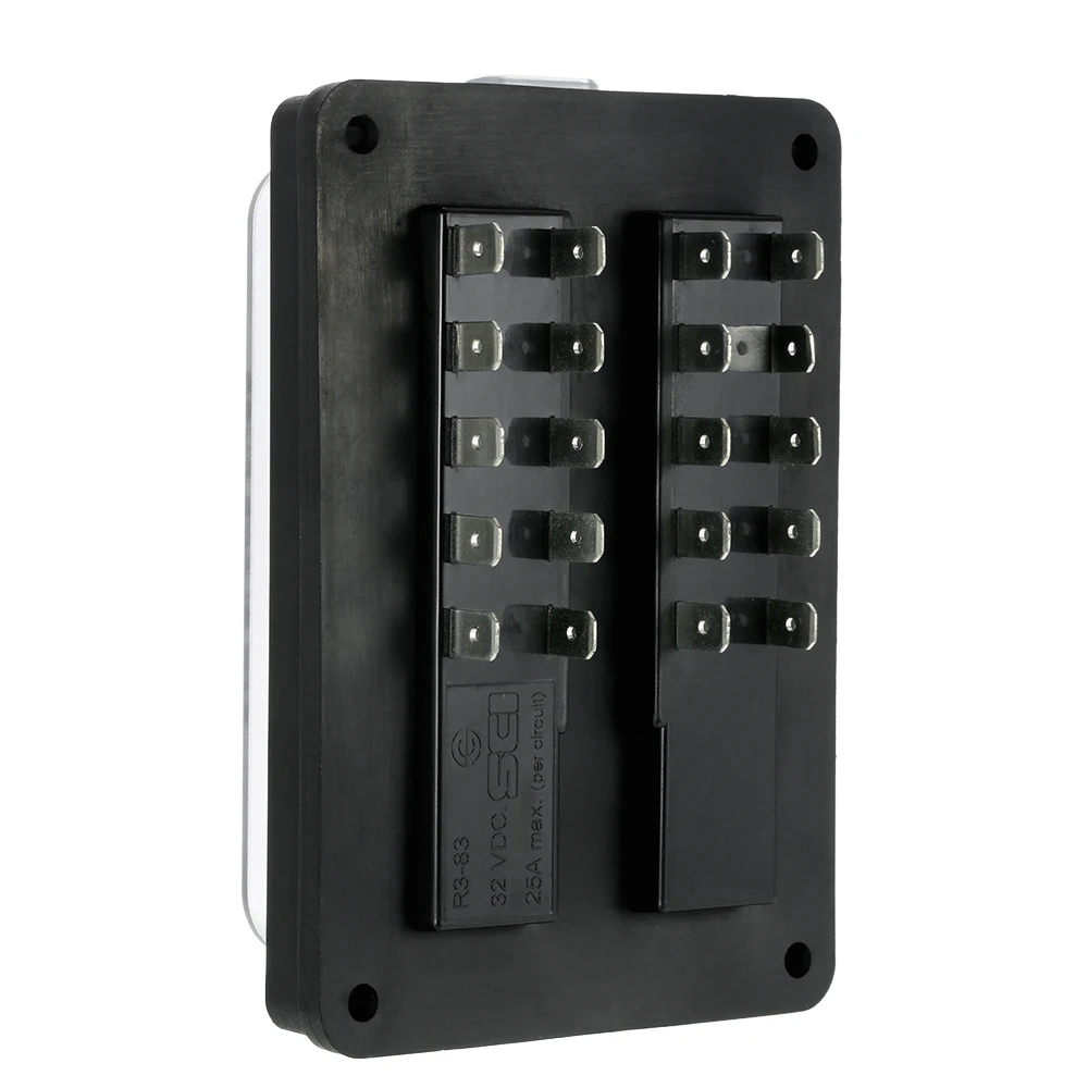 10 Way Waterproof Blade Fuse Box Holder with LED Indicator for Car Boat Marine Caravan +16Pcs Fuses-in Fuses from Automobiles & Motorcycles on ...
